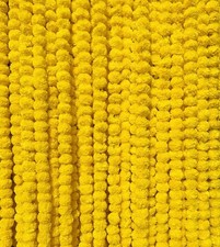Krati Exports 5 PC - 5 feet Marigold Garland Indian/American Wedding Party M...
