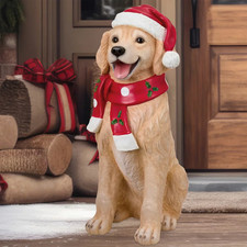 26 inch Christmas Dog Greeter- Golden Retreiver