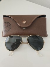 Ray Ban Aviator Piloten Sonnenbrille RB 3025 mit Etui