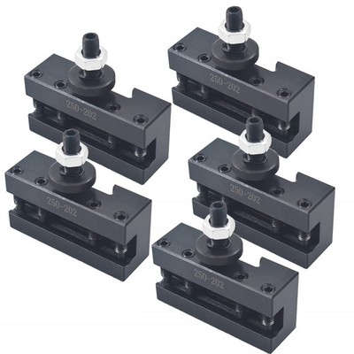 BXA #2 250-202 Quick Change Turning Facing & Boring Tool Post Holder 5Pcs