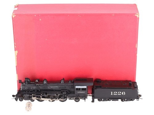 Key Imports 1226 HO MESSING ATSF 4-6-2 Dampflok & Tender #1226 - Custom | Zustand: Used