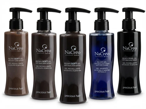 NaCreo Man Coloring Hair Gel Black Gel Gray Hair Covering Hair Color Blonde