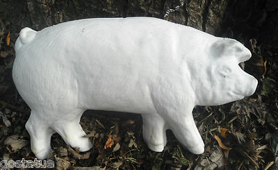 Pig mold plaster cement plaster plastic mould 9.5'' x  5.5''W  x up to 3/4''thick