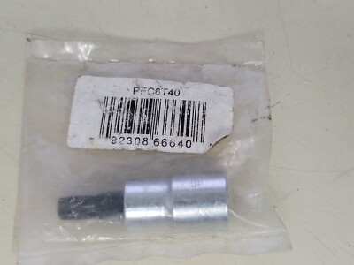 NEW VIM TOOLS # PFC6T40 3/8 SQUARE DRIVE T40 SATIN CHROME TORX BIT