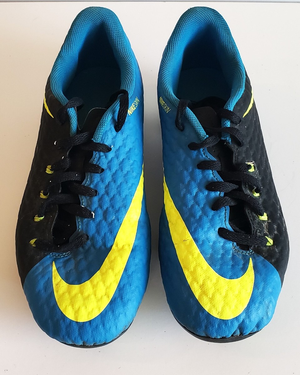 Nike HypervenomFG26.5cmサッカーシューズ イエロー/ブルー Nike Hypervenom Childrens Soccer Cleat | eBay