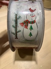 FULL 6 pc bundle Kirkland Christmas Theme Wire Edged Ribbon 50 YD/45.7 Meters