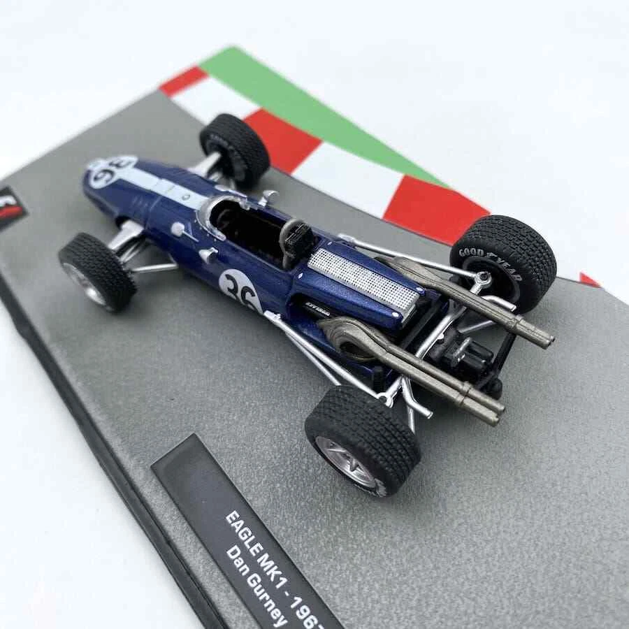 Modellino F1 Atlas Edicola 1/43 Eagle MK1 1967 #36 D. Gurney - Immagine 2 di 4