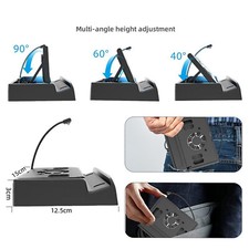 High-end 6-in-1 Docking Station Cooling Fan Charging Station for ASUS ROG ALLY