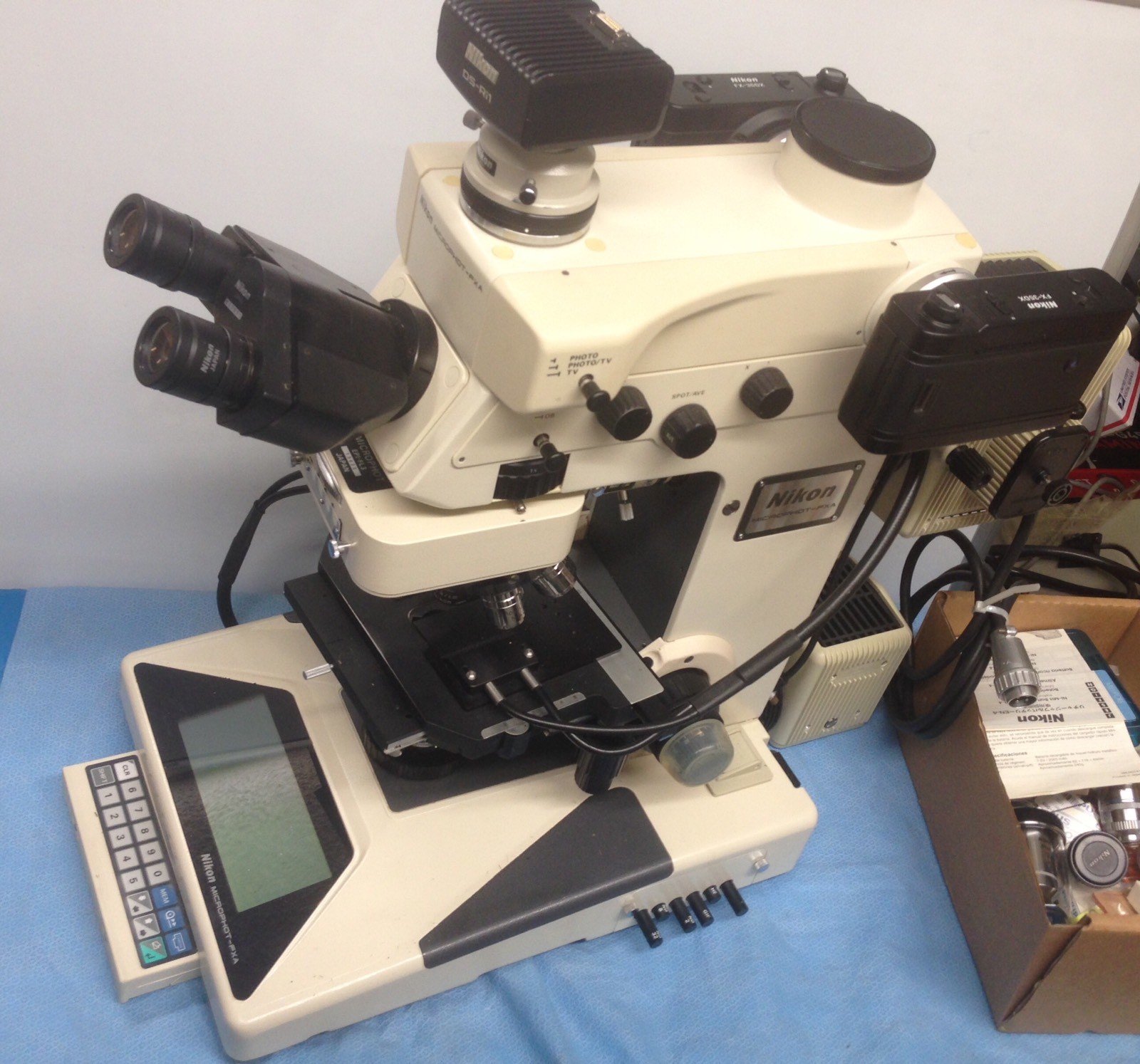 Nikon MicrophotFXA fluorescent microscope DSU3, PSM4A Etc eBay