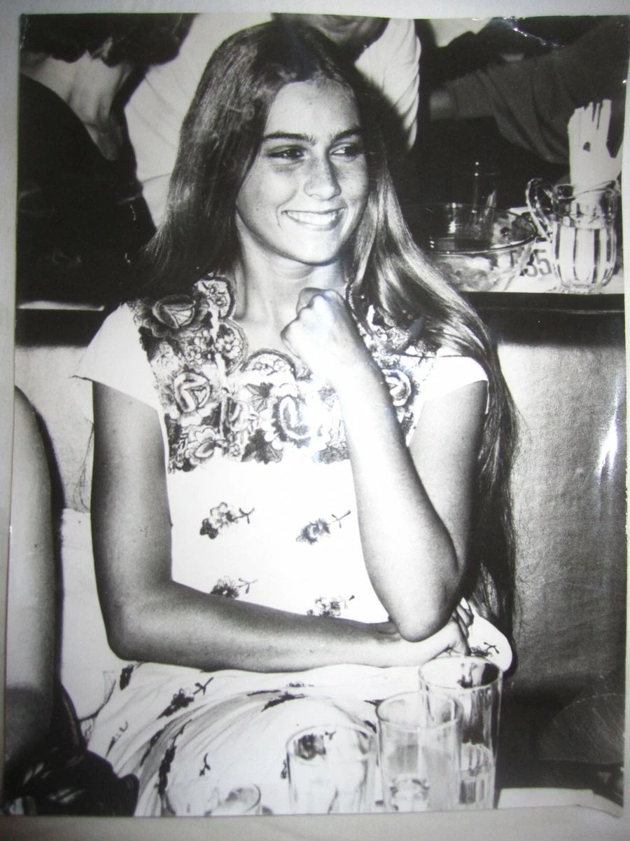 Romina Power - foto fatto dal fotografo in bianco-nero -anni 70