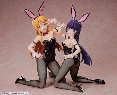 FREEing Oreimo 2 Kirino Kousaka & Kuroneko Bunny Ver. 1/4 Figures Set of 2