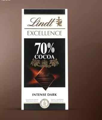 Lindt Excellence (70% Cocoa) Dark Chocolate 100g FREE SHIPPING WORLD WIDE