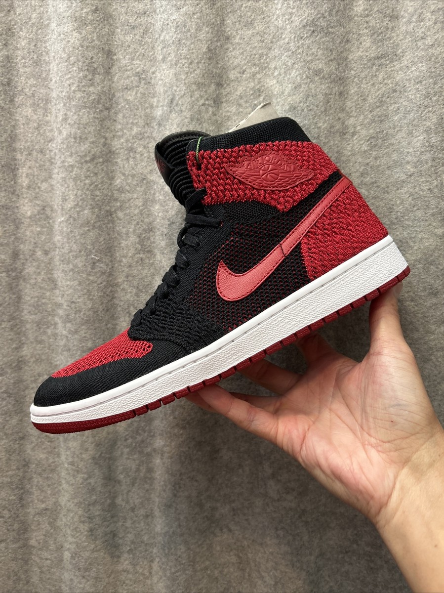 Air Jordan 1 Retro High OG Flyknit “Bred” - Men's Size 9.5 Air Jordan 1 Retro High OG Flyknit “Bred” - Men's Size 9.5
