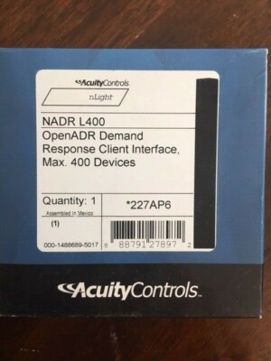 Acuity nLight NADR L400 Demand Response System Interface