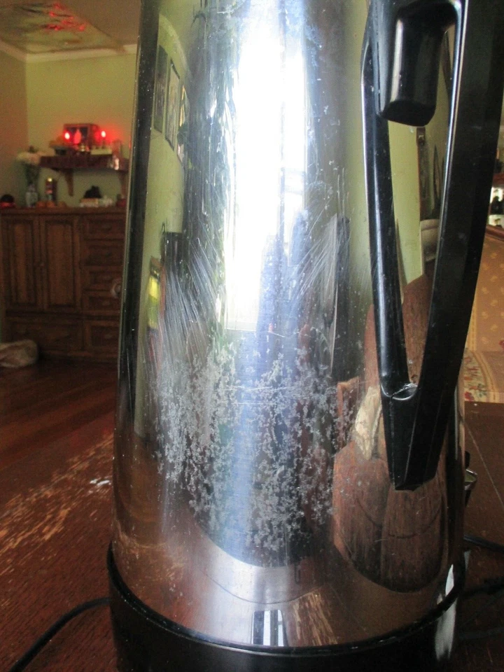 Coador de café vintage Cory Buffet Queen 10 ~ 40 xícaras modelo AP40-2 automático - Imagem 2 de 4