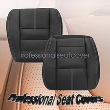 2PCS For 2008-10 Ford F250 F350 Super Duty Lariat Driver & Passenger Seat Cover