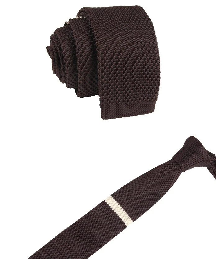 Lazos de corbata marrón D.berite para hombres