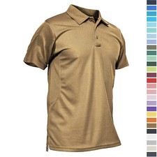 Camisetas polo informales para hombre manga corta golf deporte aire libre equipo trabajo activo camisetas