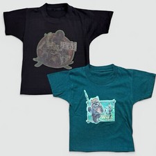 2 vintage 80  s Star Wars shirts - Wicket the Ewok  Return of the Jedi kids