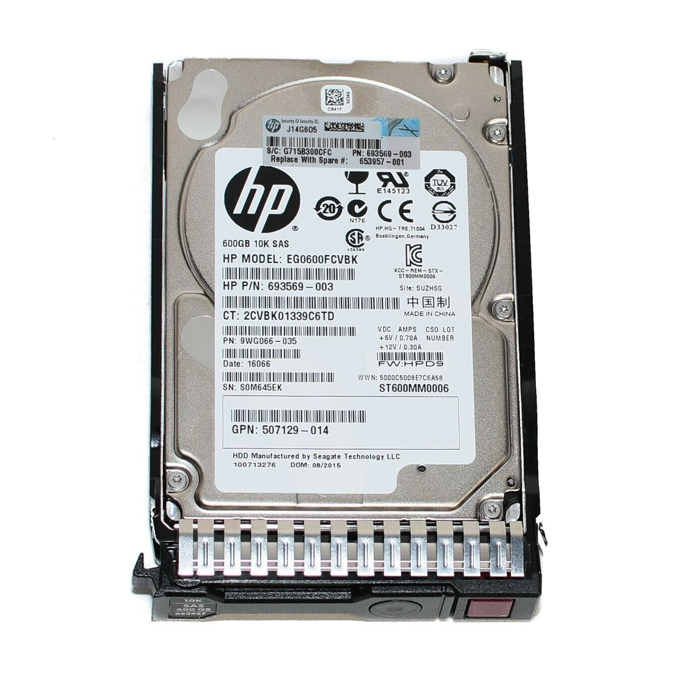 HP 600GB 2.5