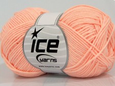 8-Skein Lot Lorena Bamboo Yarn Fine Summer 8x50g/150m Light Salmon alt