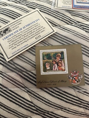 Princess Diana Stamp Set