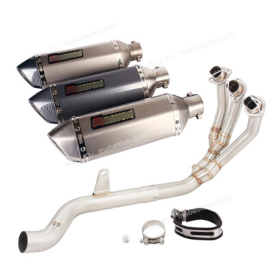 For Triumph Trident 660 Tiger 660 2022 2023 Exhaust Front Link Pipe Whole System
