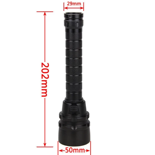 Underwater 100m Scuba Torch 90000Lm 5x LED Diving Flashlight Dive Light Lamp UK - Picture 6 of 10
