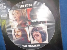 THE BEATLES PICTURE DISC ALBUM LET IT BE SEALED MINT UNPLAYED LTD. EDITION FAB.