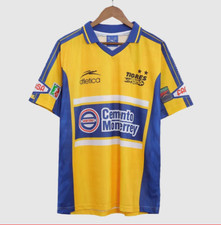 TIGRES UANL Home 99/00 - Camiseta de fútbol retro - Amarilla - Grande (EE. UU. - Mediana)