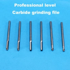 6PCS 3mm Tungsten Rotary Carbide Burr Bits Aluminum Bur Grinding and engraving