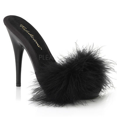 black satin slippers