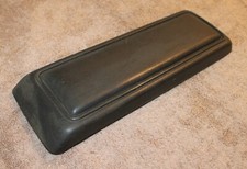 1971 1972 1973 Mustang Cougar Orig Black Console Arm Rest Pad - Hinge - Latch