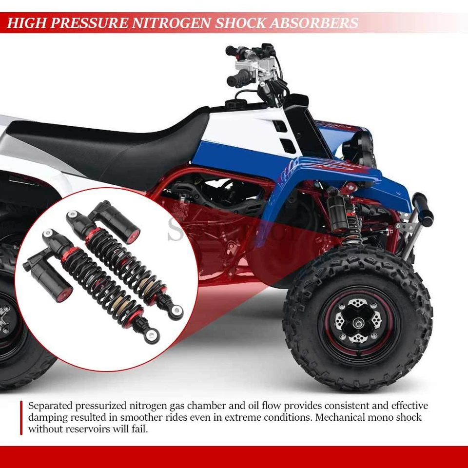 Motorcycle 370mm Front Shock Absorber for Yamaha Banshee 350 YFZ350 1987-2006 - Image 2 of 4