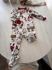 Carters Christmas Footie Pajamas Size 24mo