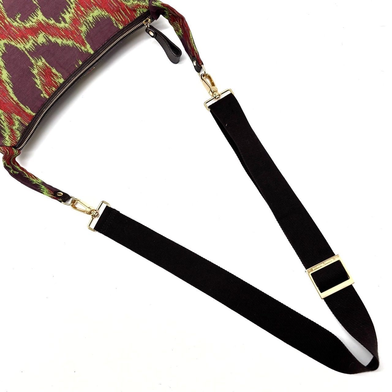 Vivienne Westwood Squiggle Silver Orb Shoulder Bag Multi-Color Nylon Unisex image 7