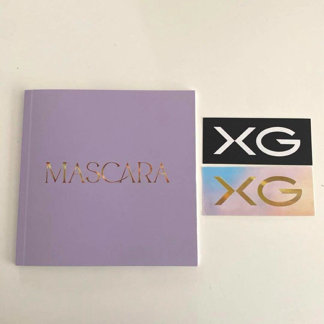 XG mascara cd フォットボックス XG 2nd Single Album MASCARA CD BOX + Sticker Photo card