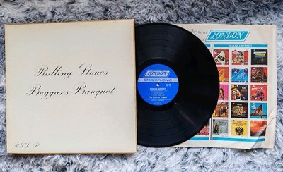ROLLING STONES Beggars Banquet LP US 1968 FIRST PRESS w/ NAMES Jagger  VG+/VG+ 
