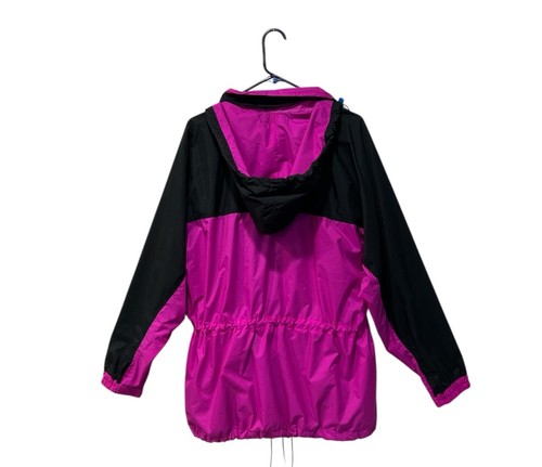 By Vintage 90’s Gap Colorblock Windbreaker Magenta & Black Medium - Bild 2 von 6