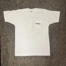 Vintage 90s Marlboro Country Store Pocket T-Shirt XL White Marlboro Man USA Made