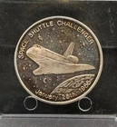 1986 Space Shuttle CHALLENGER 7 Great Americans 1oz 999 FINE Silver round