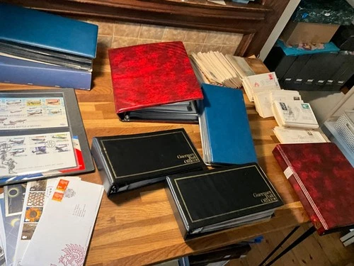 GB guernsey IOM USA SWA +  TERRITORIES- 800+ covers see description 11.2kg