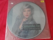 Samantha Fox Picture Disc Vinyl SEALED Import Nothing's Gonna Stop Me Now