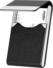 Professional Business Card Holder PU Leather Business Card Case Name Card Holder