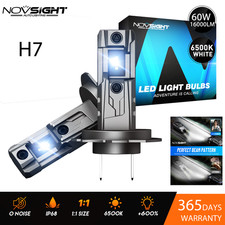 2x H7 LED Scheinwerfer 60W 16000LM 6500K Mit Zulassung Lampen Fernlicht Halogen