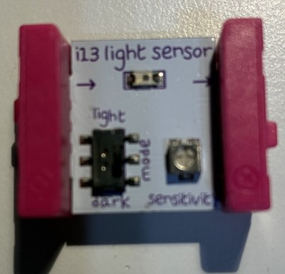 littleBits STEM Kit Replacement: i13 light sensor Module - used/tested