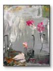 Original Abstract Expressionism 11x14 Flowers Handmade Signed Living Room 173 — photo 1