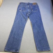 Diamond Gusset Mens Jeans Dark Blue Wash 33X32Made In USA RN #76153-851DMR104