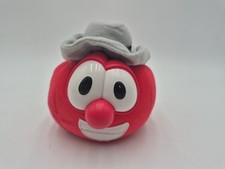Rare Vtg Fisher Price VeggieTales Bob The Tomato W/Hat Bounce And Sing No Sound
