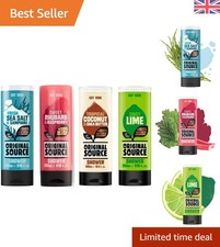 Eco-Friendly Shower Gel Set 4x250ml:  Citrus, Berry & Coconut Bliss
